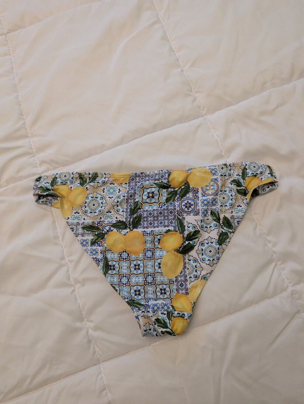 Lemon Patterned Bikini Bottom - Picture 2 of 3